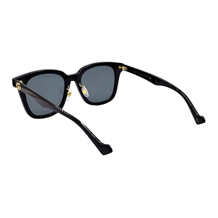 GUCCI Cool Urban Style Rectangular Square Sunglasses Black (Unisex) Sunglasses