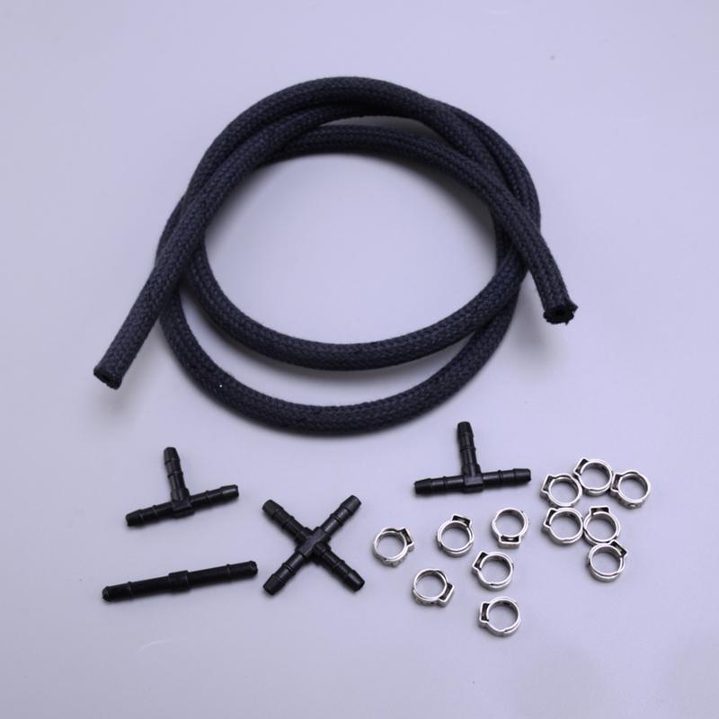 Fuel Overflow Line Kit Pipe Hose Clamp Buckle Set 0417-8629 Fit for Deutz 1011 2011 Engine