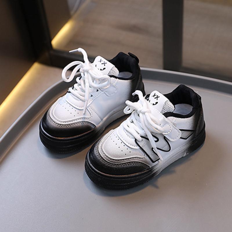 Новые кроссовки для мальчиков и девочек в университетском стиле, удобные износостойкие повседневные туфли с мягкой подошвой на липучках