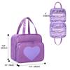 LoDrid Doll Storage Bag, Purple with 6 Clear Pockets, Easy Carry (Fits LOL OMG and More)