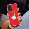 Мультяшный Милый Гусь Игровой Чехол для Телефона Samsung Galaxy A17 A37 A57 A16 A26 A36 A56 A15 A14 A13 A55 A54 A53 A35 A34 A33 A25 A24 A2