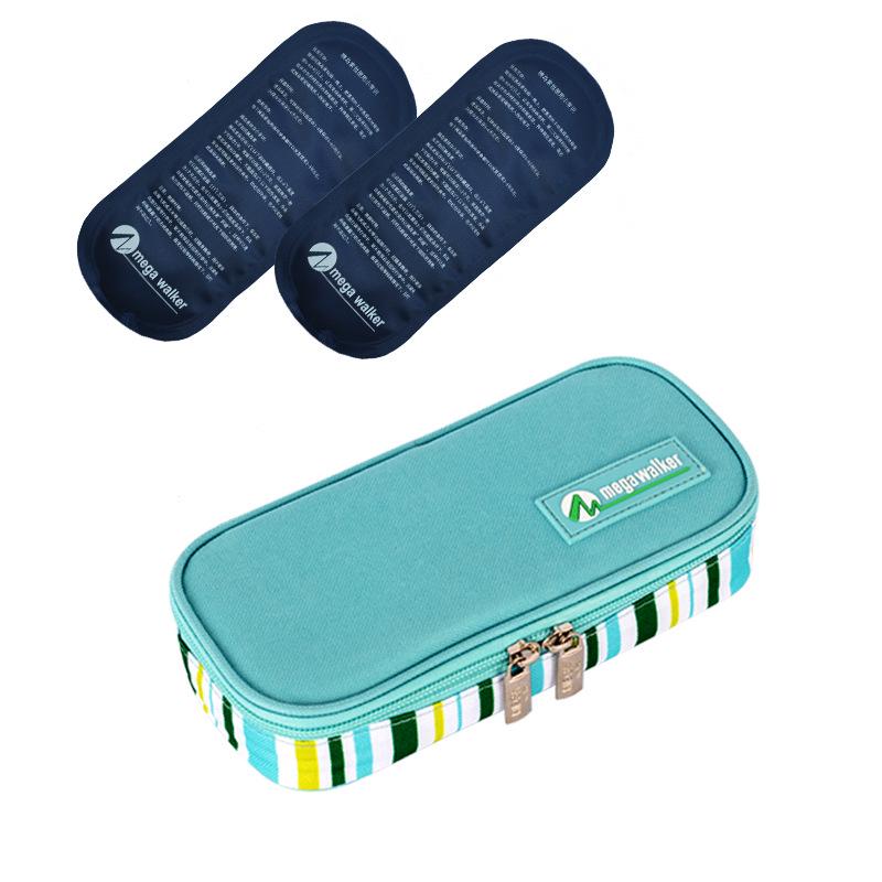 Large Insulated Portable Outdoor Medicine Cooler Bag for Insulin with Ice Pack