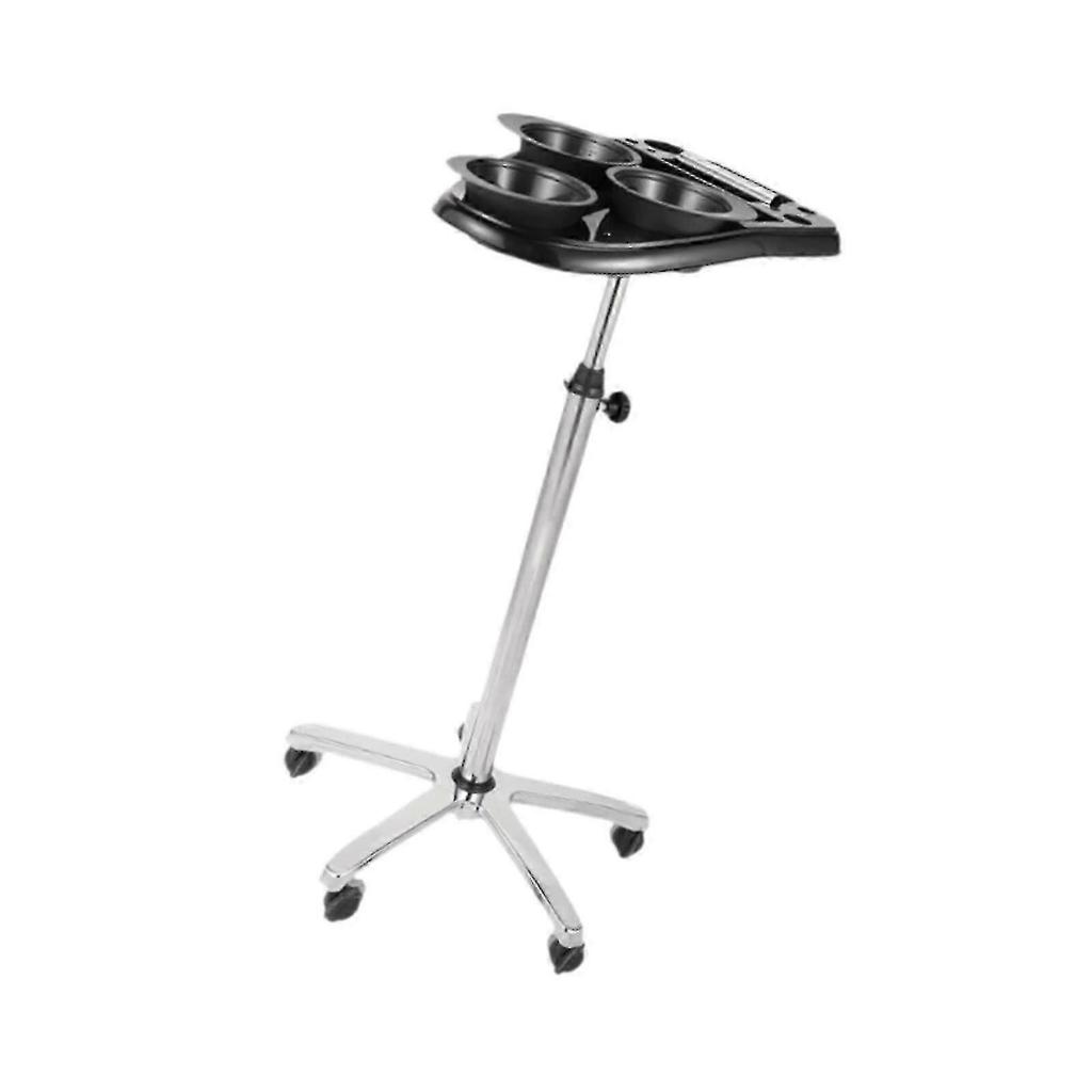 Rolling Salon Tray on Wheels Hair Dyeing Rack Hair Tools Organizer for Salon