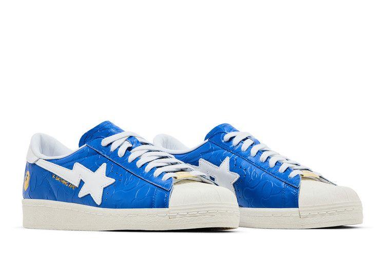 Унисекс кроссовки adidas Superstar Vintage Bape Синий Белый Синий/Белый