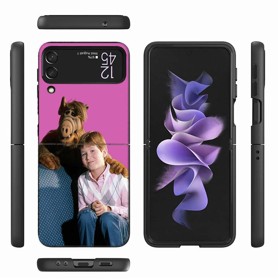 Чехол для телефона из сериала Альф для Samsung Z Flip 6 7 5G Z Flip 5 Galaxy Z Flip 3 4 5G ZFlip Ударопрочный Жесткий Чехол TPU PC Coque Capa S