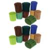 Craft Yarn Latch Hook Yarn Precut Colorful Yarn Bundles Child Development Activities 5.8X3.5X3.5CM 18Pcs