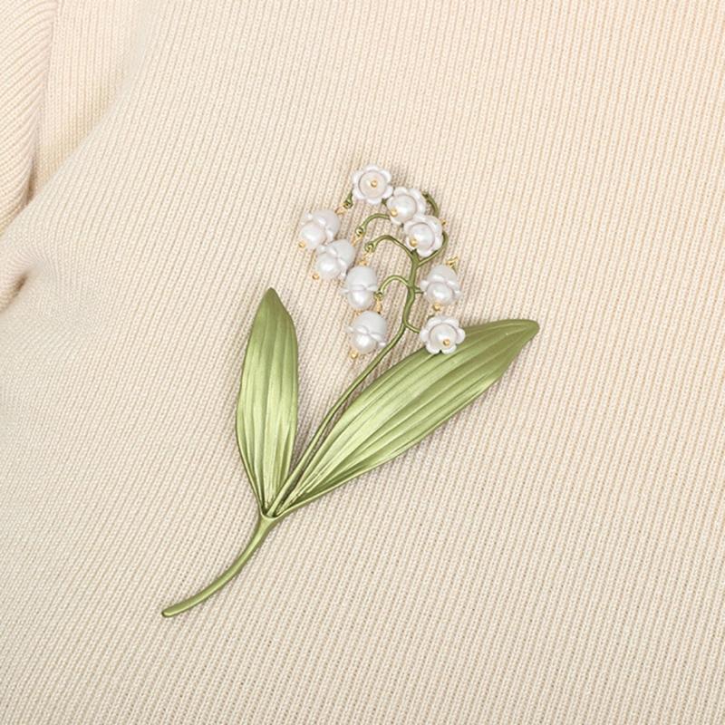 Elegant Orchids Brooch Handmade Brooch Fashion Clothing Jewelry Accessory Alloy Texture Gift for Fashion Individual