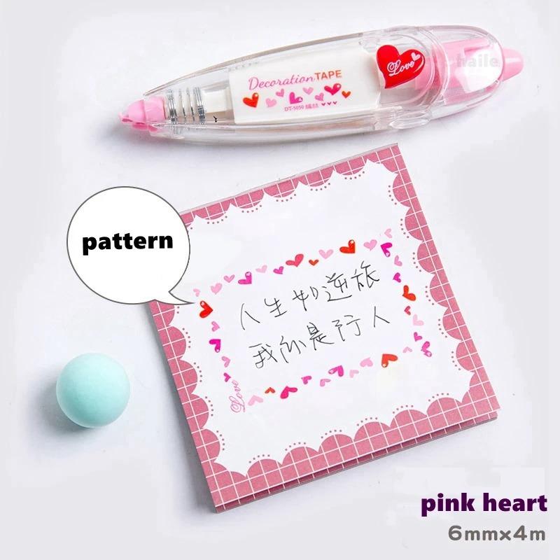 Креативные милые украшения корректирующие ленты пресс-типа корректирующая лента студенческая корейская канцелярская лента детская игрушка