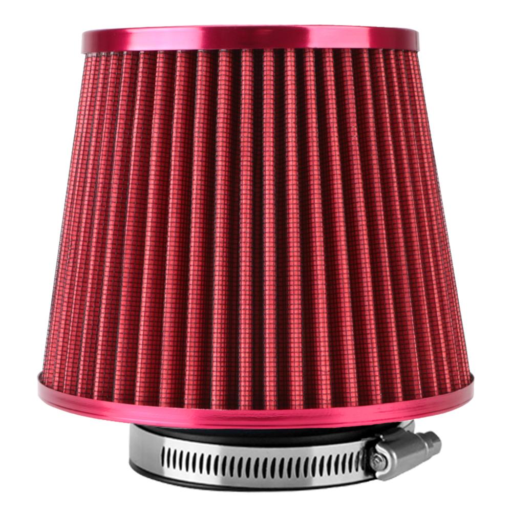 Автомобильные аксессуары Комплект для впуска холодного воздуха Фильтр для впуска воздуха в автомобиль Универсальный 3-дюймовый спортивный сетчатый конус с высоким расходом 76 мм