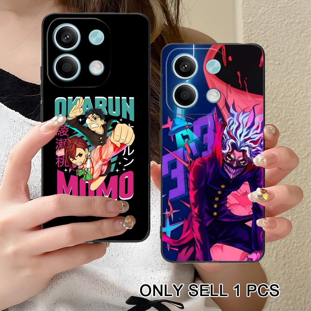 Матовая TPU чехол-бампер для телефона Xiaomi Redmi Note 14 13 12 11 S Pro Plus 4G 5G с цветной печатью из аниме Dandadan
