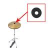 10pcs Drum Cymbal Felt Pads Set Replacement Parts Black Accessory