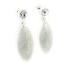 [K2679] - White 'Movida' Designer Earrings