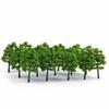 Scenery Model Trees Plastic Wargame 20PCS 7cm/2.76\'\' Artificial Building Green Handmade Model Scenery DIY Diorama