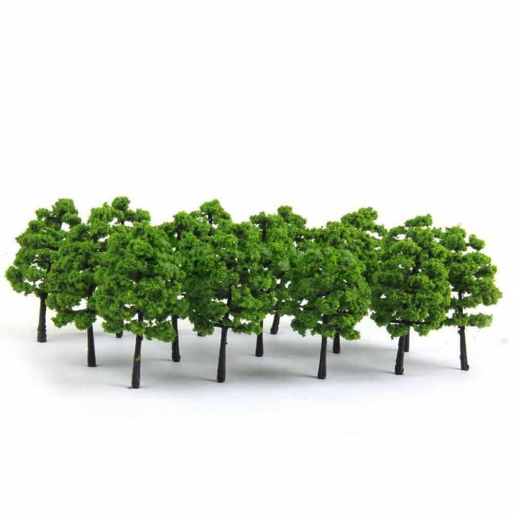 Scenery Model Trees Plastic Wargame 20PCS 7cm/2.76\'\' Artificial Building Green Handmade Model Scenery DIY Diorama