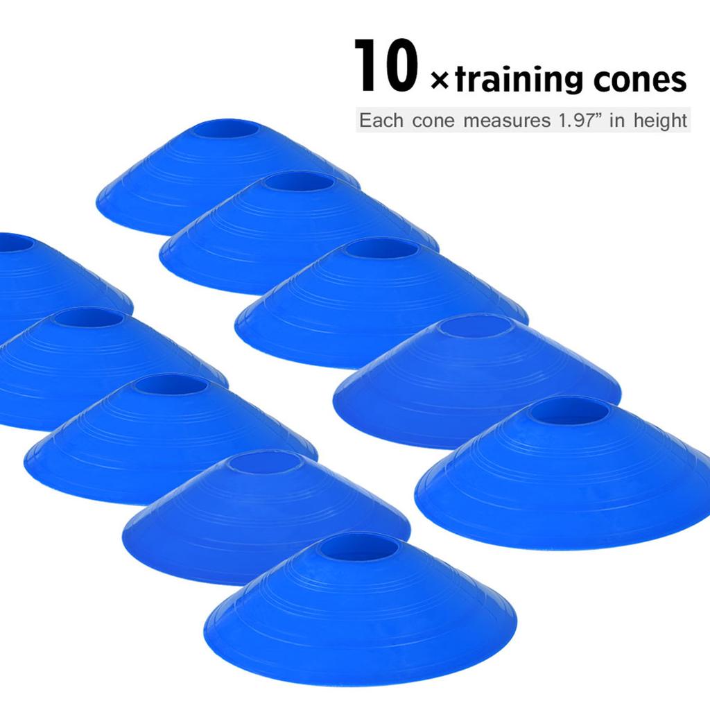 Speed Agility Train Kit, 19Ft Flat Ladder   10pcs Disc Cones for Athletic Training