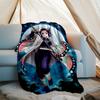 Demon Slayer Shinobu Kocho printed throw blanket—soft,warm;versatile blanket for all seasons—perfect as &air-conditioning throw,nap blanket