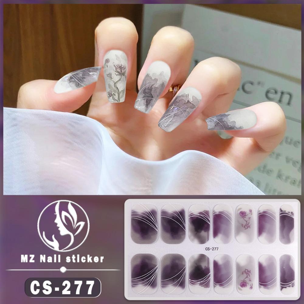 Новая водостойкая запекаемая гелевая пленка для ногтей, полная наклейка, новогодняя пленка для нейл-арта, бумажная пленка для ногтей, бумажный патч