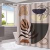 JINRUN Bathroom Thickened Waterproof Curtain Mildew Proof Shower Curtain Shower Partition Curtain Shower Curtain Bathroom Curtain Free Perforation