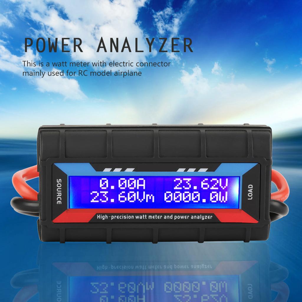 8V.60V High Watt Meter Voltage Amp Meter Power Analyzer for Model Airplane (130A)