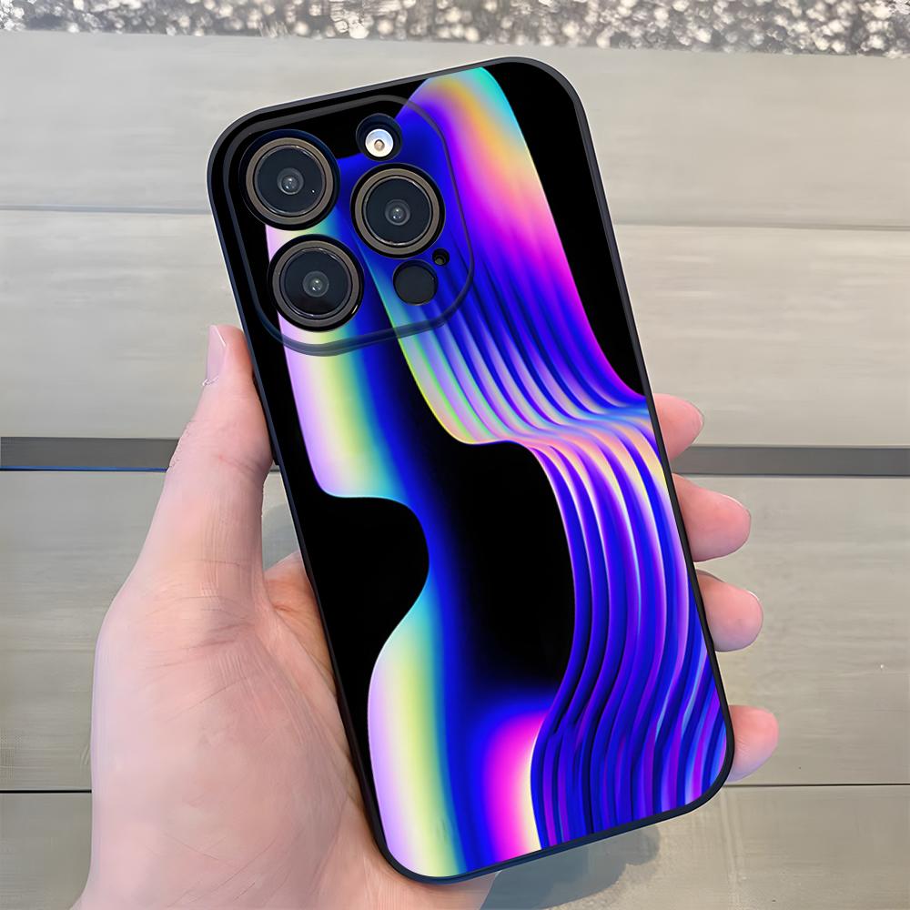 Чехол для телефона с абстрактным рисунком для iPhone 18 Pro Max 17 Pro 16 15 14 Plus 12 13 11 Ударопрочный Мягкий Чехол