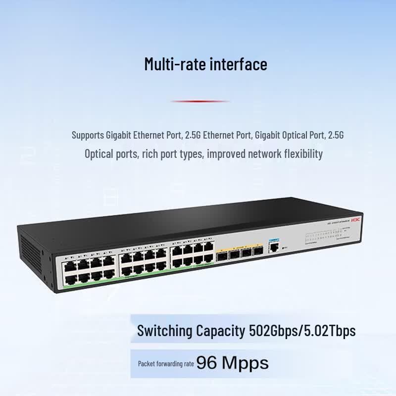 H3C S1850V3-20T4N4NS-HI Enterprise-Grade Layer 2 Web Managed Switch
