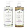 Moisturizing Argan Oil Shampoo & Conditioner Set, Dry Hair, Relaxing Lavender, Set of 2, 250Ml (8.5Fl Oz) Each