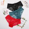 Womem Sexy Lace Panties Floral Hollow Soft Comfort Briefs Lingerie Underwear 3 Pieces