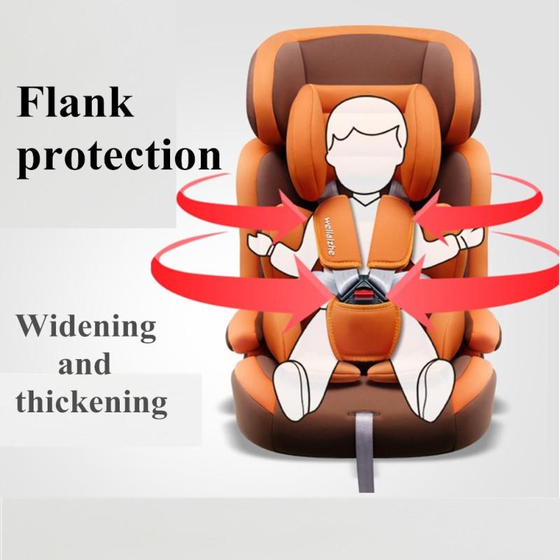 Детское автокресло от 9 месяцев до 12 лет с трикотажным тканевым чехлом