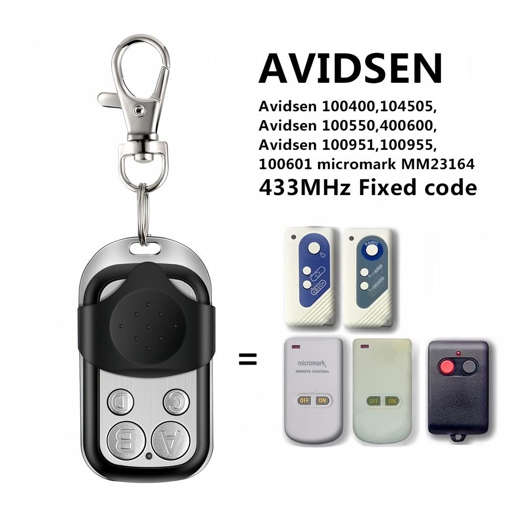 4-канальный универсальный беспроводной пульт дистанционного управления клонированием 433 МГц для гаражных и воротных систем, передатчик RF копирования кодов