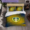 Leeds United Themed Bedding 3Pcs Duvet Cover Set Decorative Bed Linen For Teen Room Home Decoration