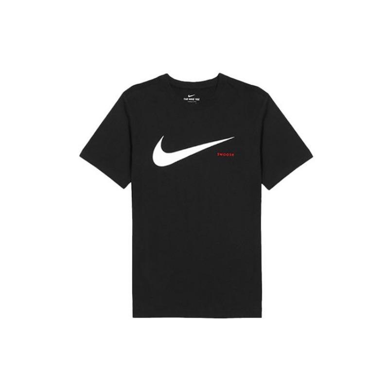 Nike Спортивная футболка с логотипом Swoosh Черная DB5858-010