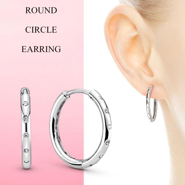 925 Серебряные серьги-гвоздики Женские модные серьги-гвоздики Ювелирные изделия