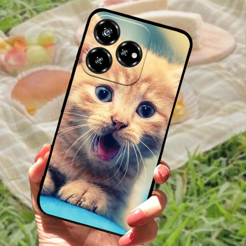 For ZTE Blade V60 Coque Case Nubia V60 Phone Protective Soft Silicone Funda Cover For ZTE Axon 60 4G Z2356 Bumper Fashion Floral