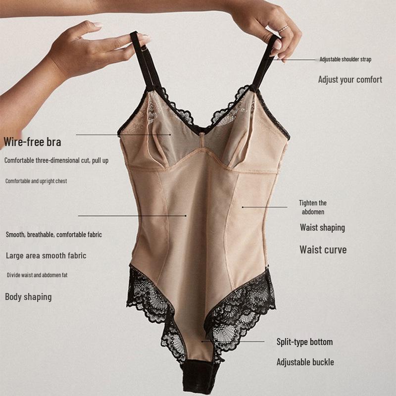 Летнее кружевное пуш-ап боди для женщин