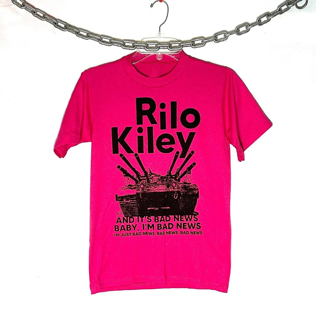 Rilo Kiley Винтажная Рубашка Розового Цвета 100% Хлопок Рубашка Подарок Унисекс BL1415