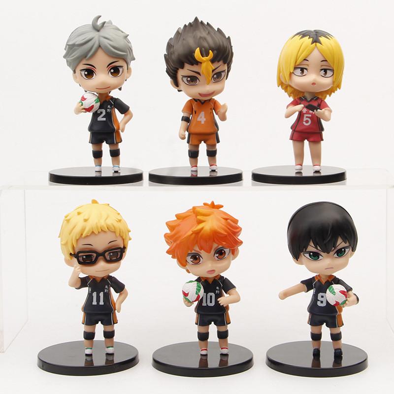 Haikyuu Shoyo Hinata Tobio Kageyama Pvc Figures Collectible Anime Characters Desk Car Decor