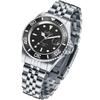 Davosa Ternos Ceramic Date 200M Водонепроницаемые Швейцарские Мужские Часы, Автоматические, Циферблат, Устойчивость, Производство, Серебристый, 161.555.05
