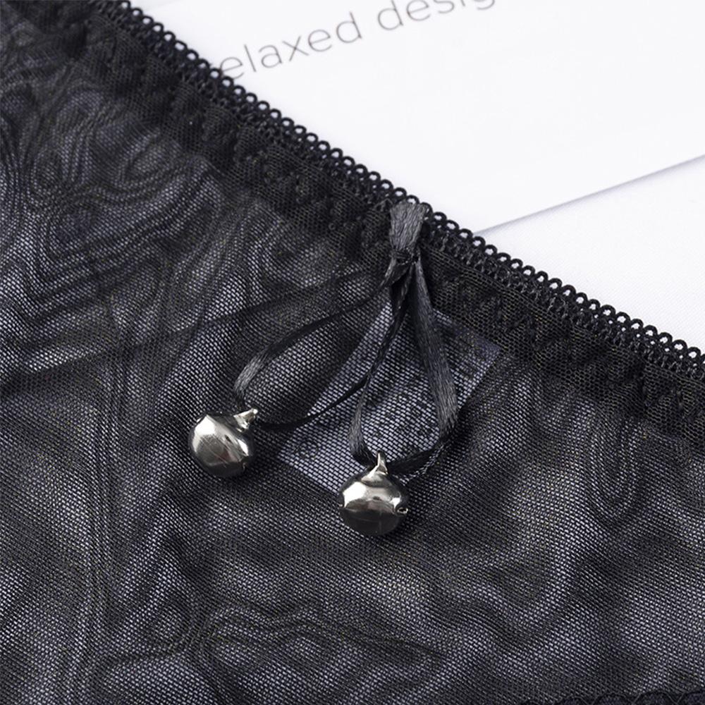 Seamless Fashion Hoolow Transparent Low waist Mesh Lingerie Sexy Briefs Lace Panties