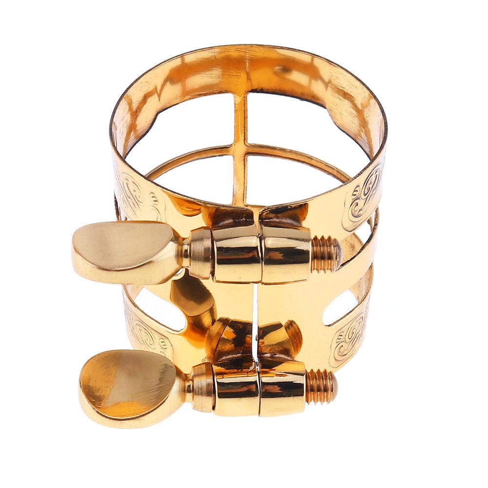 Alto Saxophone Carved Metal Ligature Alto Sax Clarinet Mouthpiece Ligature