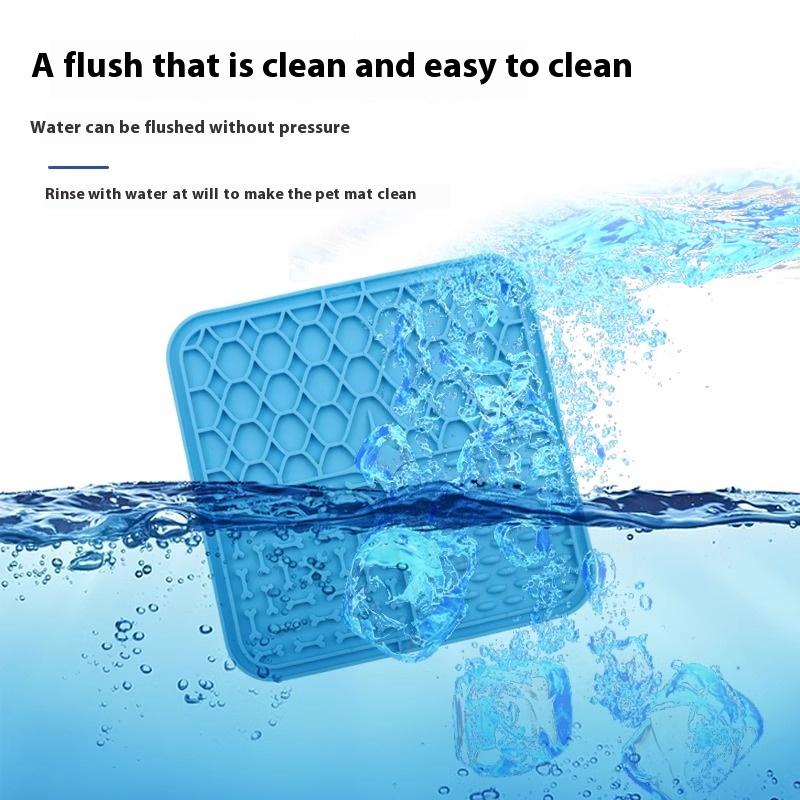 Коврик для лизания для домашних животных, собак и кошек, коврик для лизания, анти-удушье, посуда для медленной еды, миска для медленной еды, коврик для йогурта для домашних животных и кошек