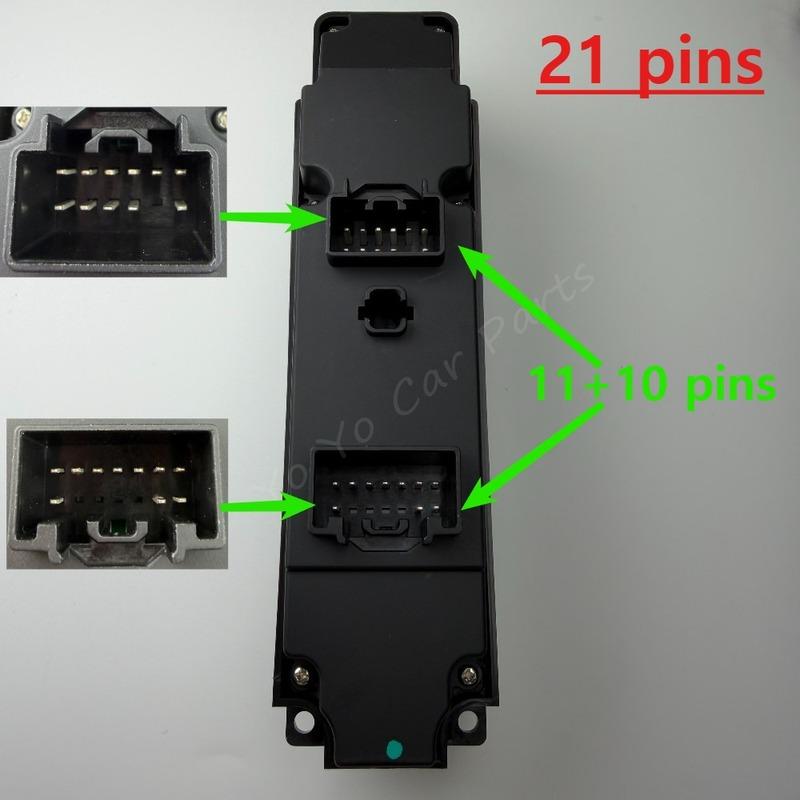 DF71-66-350A DF7166350A Front Left Master Power Window Control Switch Button For Mazda 2