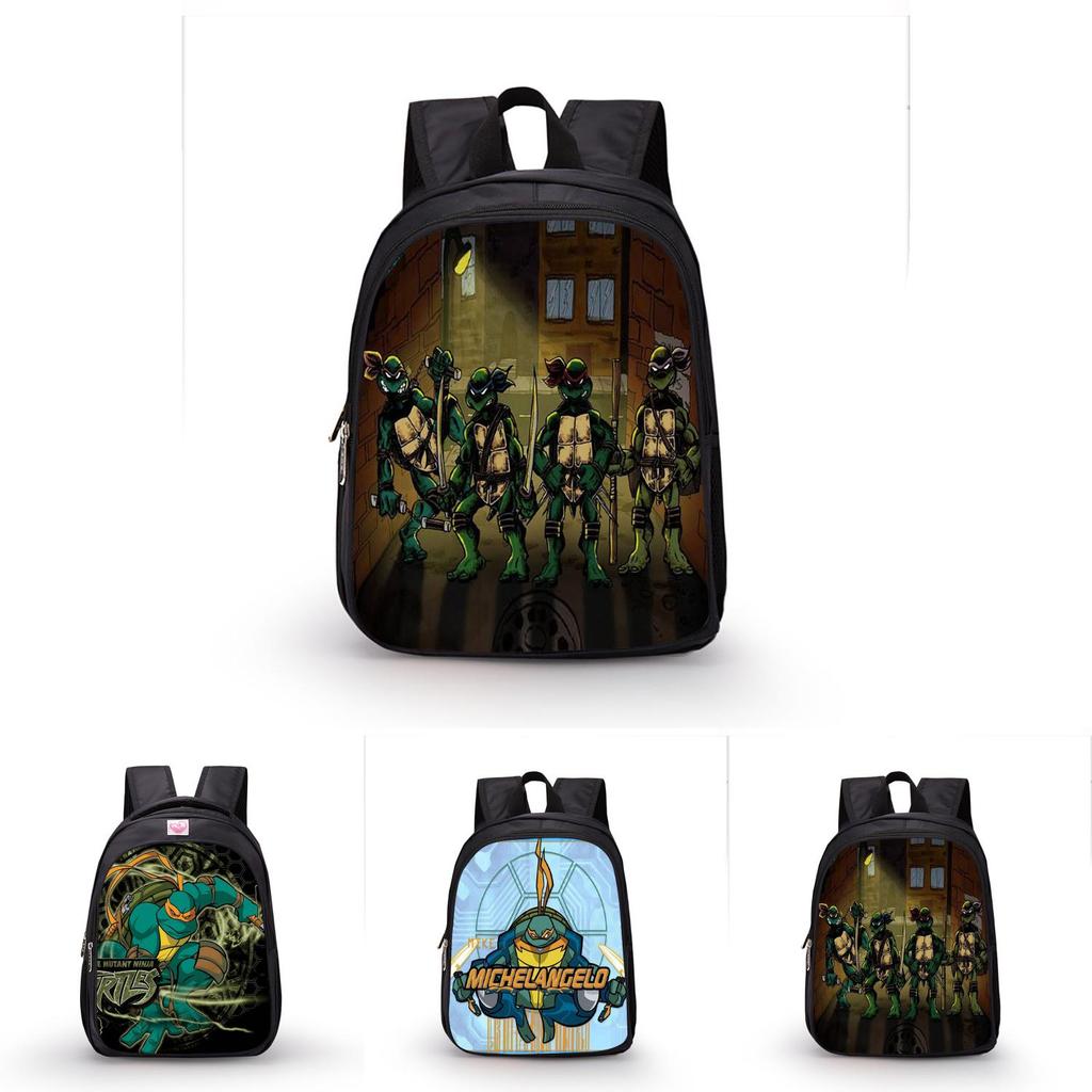 Детский мультяшный водонепроницаемый школьный рюкзак TMNT большой вместимости и с дышащей конструкцией