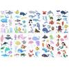 Eugene Children's Tattoo Stickers Season 2 10-piece Set, 1 Set, Underwater World