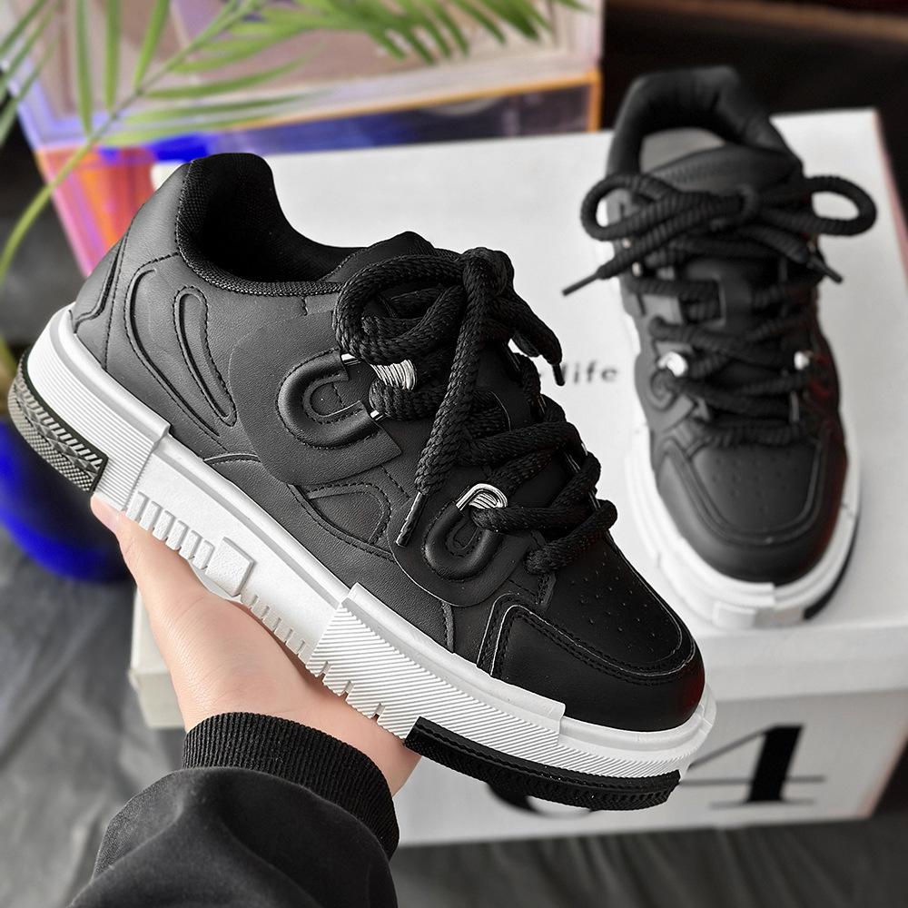 Новая мужская повседневная обувь для скейтборда с дизайном хлеба - европейский и американский стиль