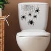 Spider Halloween Web Toilet Sticker Decor For Living Room Bedroom And Entryway
