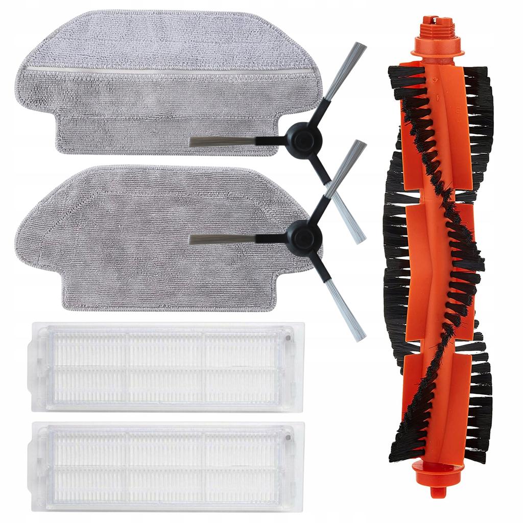 Brushes Filters Mops For Xiaomi Vacuum Mop Pro, S10 | Viomi V2 V3 - 7 Pcs