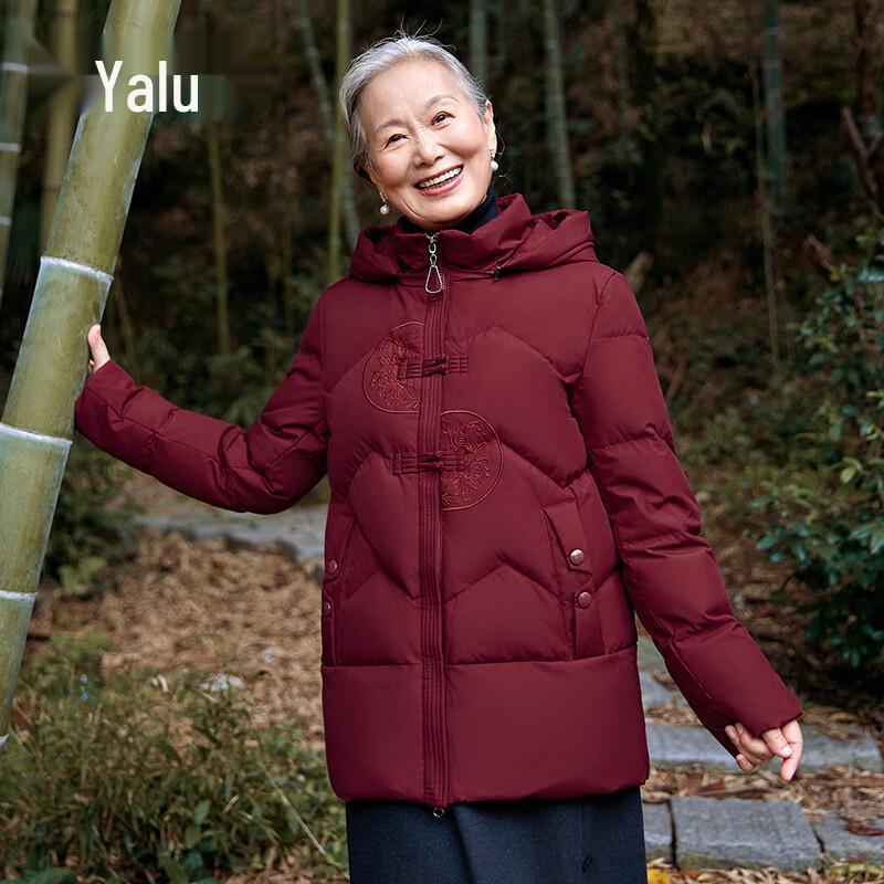 Женский пуховик средней длины YaLu