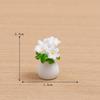 6Pcs/set Mini Flower Plant Bonsai Miniatures Resin Ornaments Moss Terrarium Micro Landscape Fairy Garden Decoration