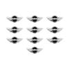Car Key Emblem Stickers Auto Control Key Logo For Mini Cooper One Countryman Clubman JCW F54 F55 F56 F57 F60 R55 R56 R57 R60 R61 tnrjc00