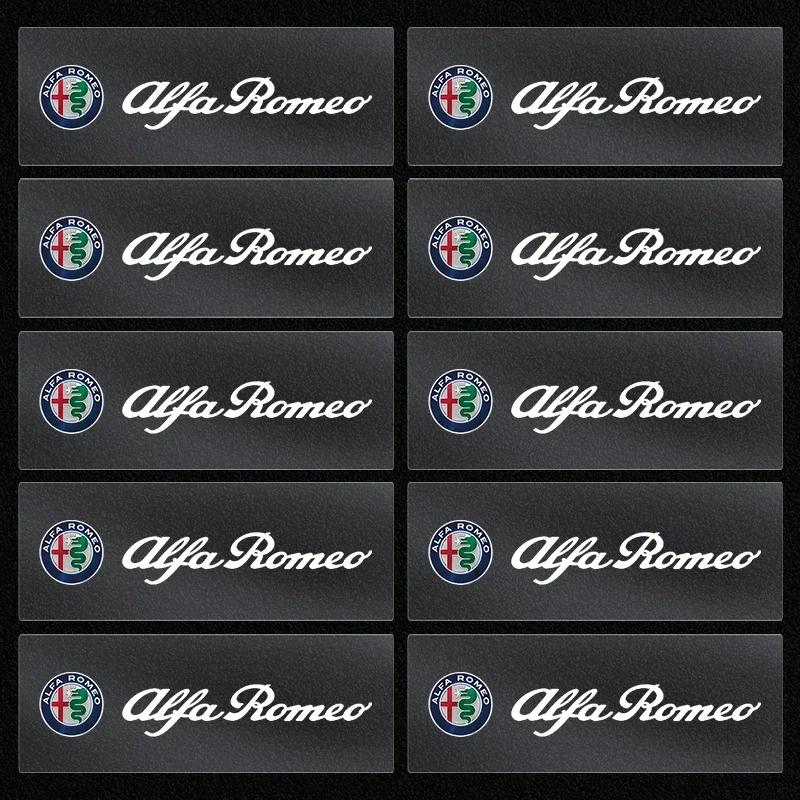 Для автомобиля Alfa Romeo Наклейка-значок на подголовник переднего сиденья Наклейки на боковое стекло автомобиля Для Alfa Romeo Giulia Stelvio MiTo Giulietta Tonale